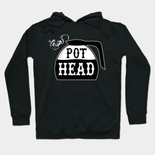 Steaming Hot Coffee Pot Head Hoodie